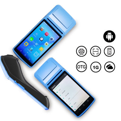 محطة نقاط البيع المحمولة مع قاعدة شحن لنظام التشغيل Android
