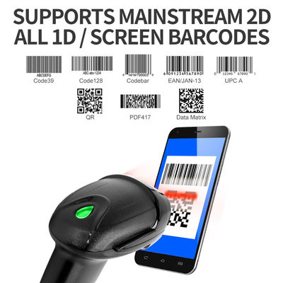 BW-360H اليدوية السلكية 1D 2D بروكود الماسح الضوئي قارئ الباركود للسلع التجارية